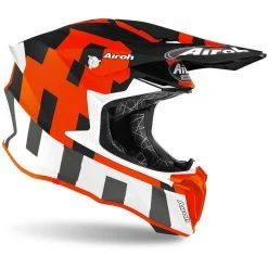 Casque Cross Enduro Airoh TWIST 2.0 Frame Orange Mat -Airoh Soldes 2024 casque cross enduro airoh twist 2 0 frame orange mat 131062