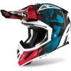 Casque De Moto Cross Enduro En Fibre Airoh AVIATOR ACE Kybon Blue Glossy Red -Airoh Soldes 2024 casque de moto cross enduro en fibre airoh aviator ace kybon blue glossy red 131024