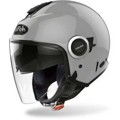 Casque De Moto Double Visière Jet Airoh HELIOS Couleur Concrete Matt Grey