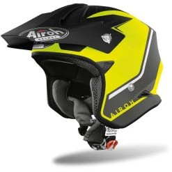 Casque De Moto En On-Off Urban Jet Fibre Airoh TRR S Keen Matt Yellow