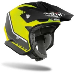 Casque De Moto En On-Off Urban Jet Fibre Airoh TRR S Keen Matt Yellow -Airoh Soldes 2024 casque de moto en on off urban jet fibre airoh trr s keen matt yellow 131970