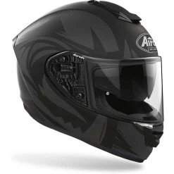 Casque De Moto Intégral à Double Visière Airoh ST 501 SPEKTRO Matt Black -Airoh Soldes 2024 casque de moto integral a double visiere airoh st 501 spektro matt black 132259