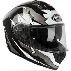 Casque De Moto Intégral Airoh ST 501 BIONIC Glossy White Chrome -Airoh Soldes 2024 casque de moto integral airoh st 501 bionic glossy white chrome 132263