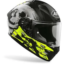 Casque De Moto Intégral Airoh VALOR Akuna Glossy Yellow Fluo -Airoh Soldes 2024 casque de moto integral airoh valor akuna glossy yellow fluo 130920