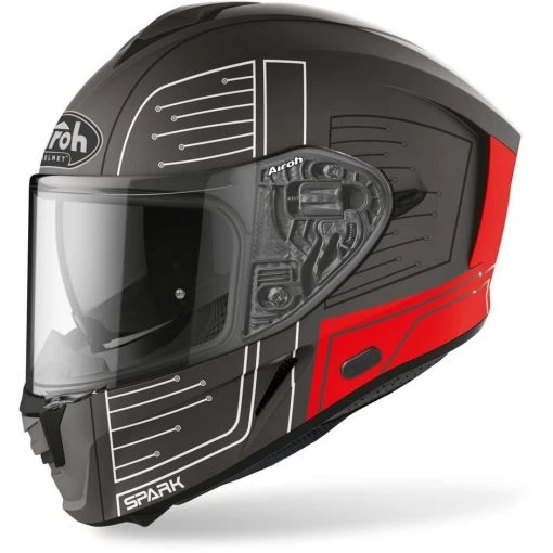 Casque De Moto Intégral Double Visière Airoh SPARK Cyrcuit Matt Red 8 Casque De Moto Intégral Double Visière Airoh SPARK Cyrcuit Matt Red -Airoh Soldes 2024 casque de moto integral double visiere airoh spark cyrcuit matt red 131106