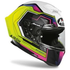 Casque De Moto Intégral En Fibre Airoh GP550 S Rush Multicolor -Airoh Soldes 2024 casque de moto integral en fibre airoh gp550 s rush multicolor 132009