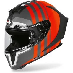 Casque De Moto Intégral En Fibre Airoh GP550 S Skyline Orange Mat