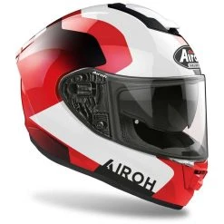 Casque De Moto Intégral En Fibre Airoh ST 501 Glossy Red Dock -Airoh Soldes 2024 casque de moto integral en fibre airoh st 501 glossy red dock 132024