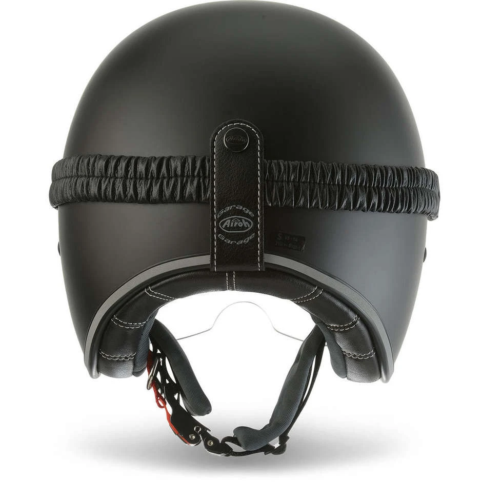 Casque De Moto Jet Custom Airoh Garage Color Matt Black 8 Casque De Moto Jet Custom Airoh Garage Color Matt Black – Image 6