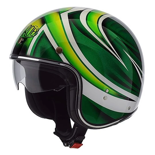 Casque De Moto Vintage Personnalisé Riot Jet Airoh Avec Visière Scintillante Tortue 3 Casque De Moto Vintage Personnalisé Riot Jet Airoh Avec Visière Scintillante Tortue