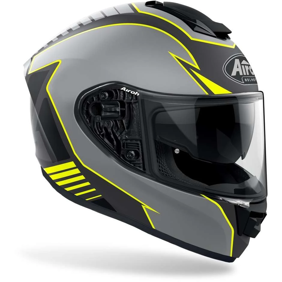 Casque Intégral Double Visière Airoh Motorcycle ST 501 TYPE Matt Yellow 5 Casque Intégral Double Visière Airoh Motorcycle ST 501 TYPE Matt Yellow – Image 3