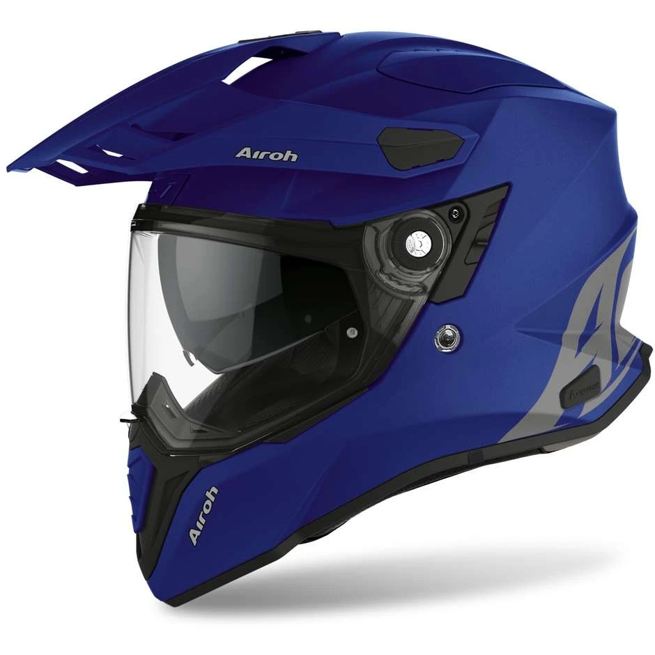Casque Intégral On-Off Moto Touring Airoh COMMANDER Matt Blue Color 3 Casque Intégral On-Off Moto Touring Airoh COMMANDER Matt Blue Color