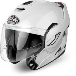 Casque Modulable Flip UP Motorcycle Airoh REV 19 COLOR Glossy White -Airoh Soldes 2024 casque modulable flip up motorcycle airoh rev 19 color glossy white 71570