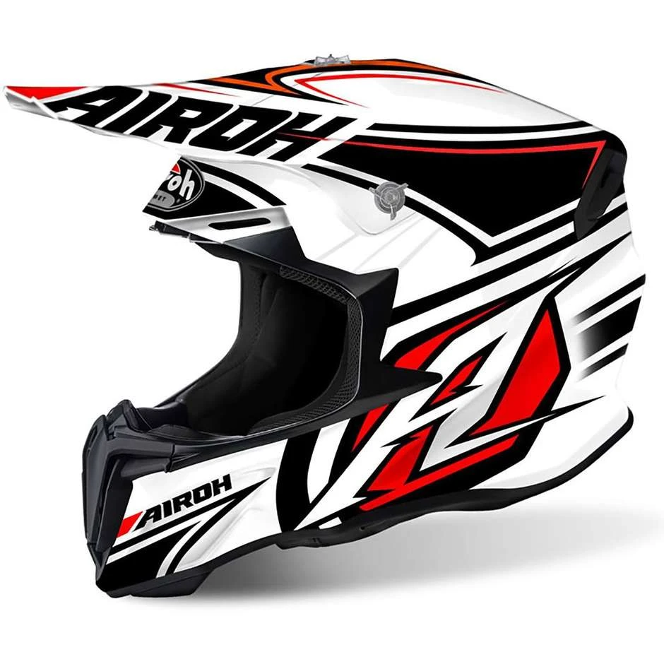 Casque Moto Cross Enduro Airoh Twist Avanger Glossy White 3 Casque Moto Cross Enduro Airoh Twist Avanger Glossy White