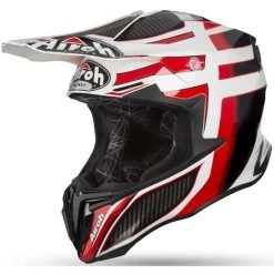 Casque Moto Cross Enduro Airoh Twist SHADING Glossy Red