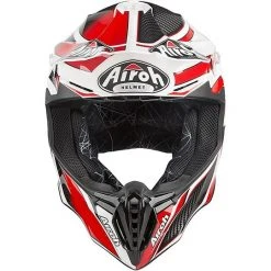 Casque Moto Cross Enduro Airoh Twist SHADING Glossy Red -Airoh Soldes 2024 casque moto cross enduro airoh twist shading glossy red 71518