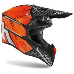 Casque Moto Cross Enduro Airoh WRAAP Idol Orange Mat -Airoh Soldes 2024 casque moto cross enduro airoh wraap idol orange mat 131929