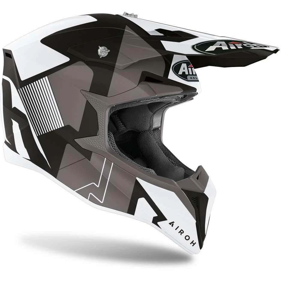 Casque Moto Cross Enduro Airoh WRAAP Raze Noir Mat 4 Casque Moto Cross Enduro Airoh WRAAP Raze Noir Mat – Image 2