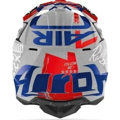Casque Moto Cross Enduro Airoh WRAAP Street Glossy Metal Grey -Airoh Soldes 2024 casque moto cross enduro airoh wraap street glossy metal grey 132334