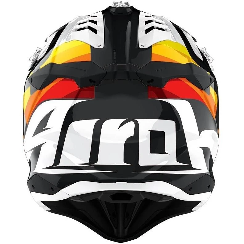 Casque Moto Cross Enduro En Fibre HPC Airoh AVIATOR 3 Rainbow Blanc 4 Casque Moto Cross Enduro En Fibre HPC Airoh AVIATOR 3 Rainbow Blanc – Image 2