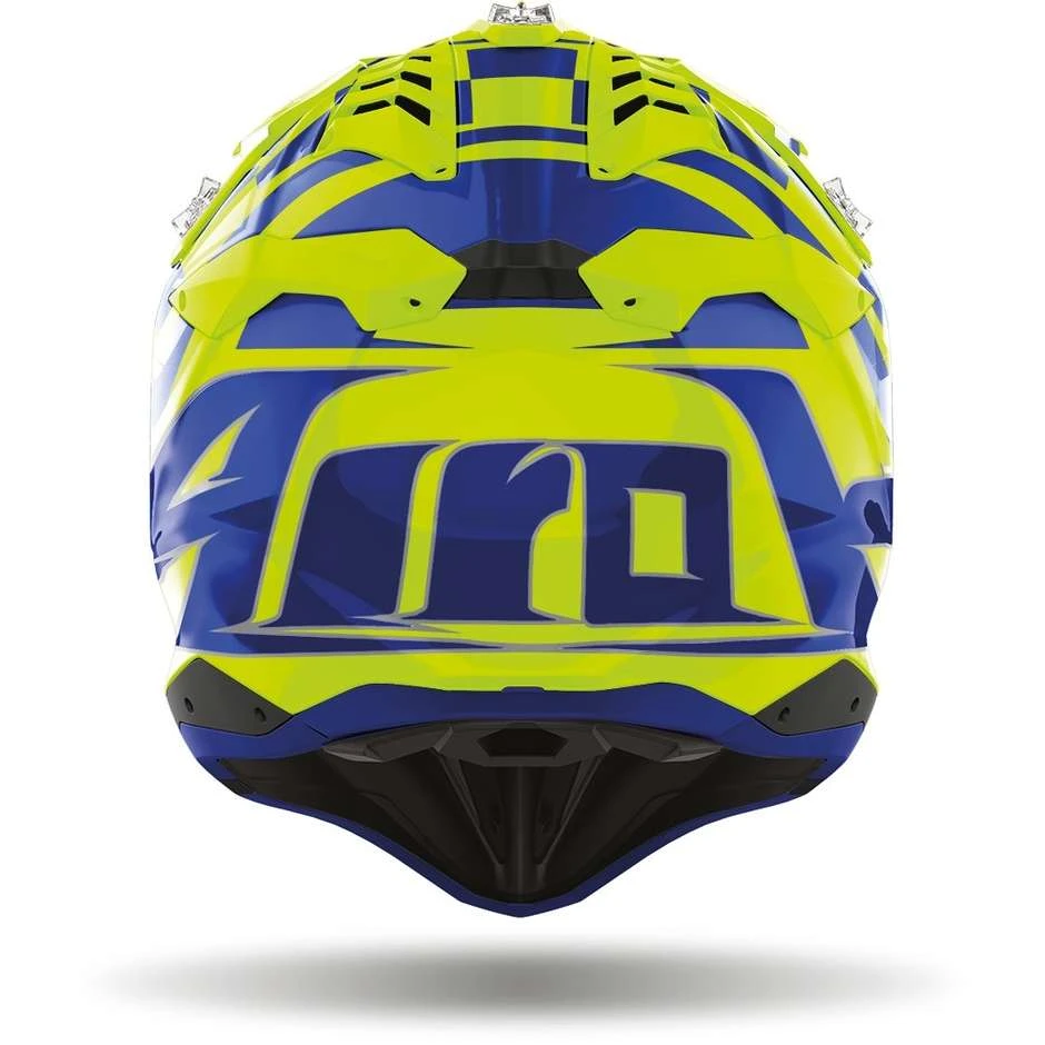 Casque Moto Cross Enduro En Fibre HPC Airoh AVIATOR 3 TC21 Brillant 4 Casque Moto Cross Enduro En Fibre HPC Airoh AVIATOR 3 TC21 Brillant – Image 2