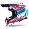 Casque Moto Cross Enduro En Fibre HPC Airoh AVIATOR 3 Wave Glossy Pink Chrome -Airoh Soldes 2024 casque moto cross enduro en fibre hpc airoh aviator 3 wave glossy pink chrome 107322