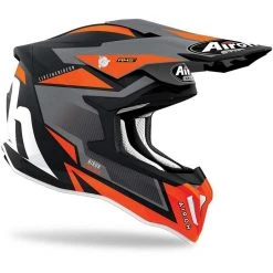 Casque Moto Cross Enduro En Fibre HPC Airoh STRYCKER Axe Mat Orange -Airoh Soldes 2024 casque moto cross enduro en fibre hpc airoh strycker axe mat orange 107267