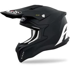 Casque Moto Cross Enduro En Fibre HPC Airoh STRYCKER Couleur Noir Mat