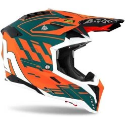 Casque Moto Cross Enduro En HPC Airoh Fibre AVIATOR 3 Rampage Orange -Airoh Soldes 2024 casque moto cross enduro en hpc airoh fibre aviator 3 rampage orange 107306
