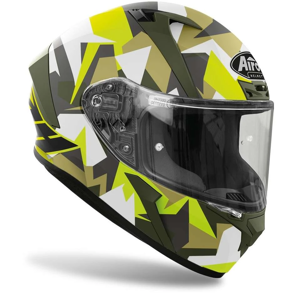 Casque Moto Intégral Airoh VALOR Army Mat 5 Casque Moto Intégral Airoh VALOR Army Mat – Image 3