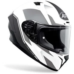Casque Moto Intégral Airoh VALOR Wings Blanc Mat -Airoh Soldes 2024 casque moto integral airoh valor wings blanc mat 130940