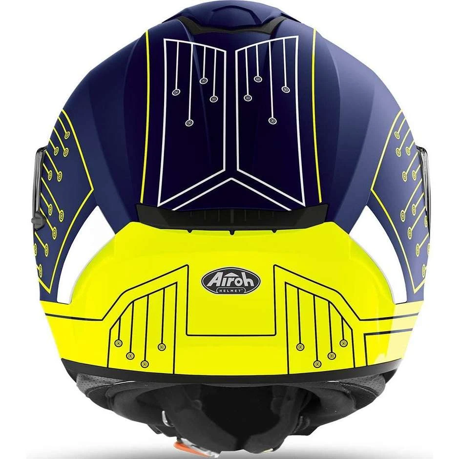 Casque Moto Intégral Double Visière Airoh SPARK Cyrcuit Bleu Mat 5 Casque Moto Intégral Double Visière Airoh SPARK Cyrcuit Bleu Mat – Image 3