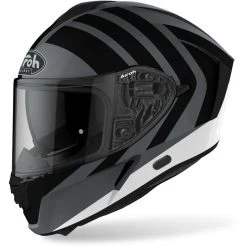 Casque Moto Intégral Double Visière Airoh SPARK Scale Grey Matt Black