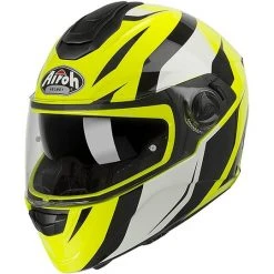 Casque Moto Intégral Double Visière Airoh ST301 TIDE Fluo Yellow