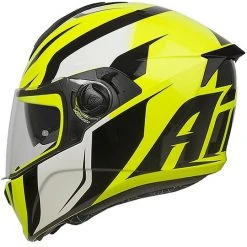 Casque Moto Intégral Double Visière Airoh ST301 TIDE Fluo Yellow -Airoh Soldes 2024 casque moto integral double visiere airoh st301 tide fluo yellow 71319