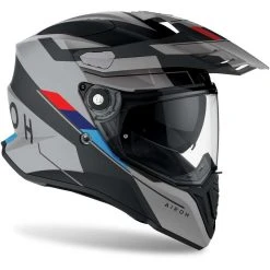 Casque Moto Intégral On-Off Touring Airoh COMMANDER Skill Matt Grey -Airoh Soldes 2024 casque moto integral on off touring airoh commander skill matt grey 130963