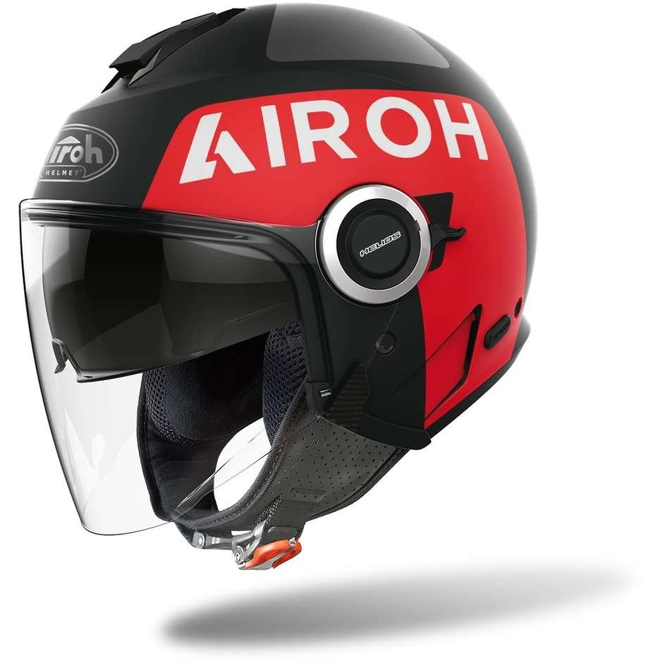 Casque Moto Jet Double Visière Airoh HELIOS Up Noir Mat 3 Casque Moto Jet Double Visière Airoh HELIOS Up Noir Mat