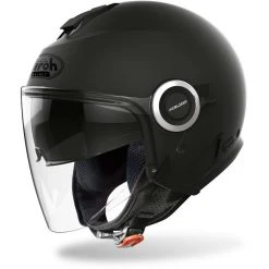 Casque Moto Jet Double Visor Airoh HELIOS Couleur Matt Black