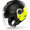 Casque Moto Jet Double Visor Airoh HELIOS Fluo Black Glossy Yellow -Airoh Soldes 2024 casque moto jet double visor airoh helios fluo black glossy yellow 130989