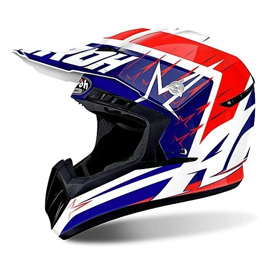 Cross Enduro Casque De Moto Airoh Switch StarTruck Glossy Red 3 Cross Enduro Casque De Moto Airoh Switch StarTruck Glossy Red
