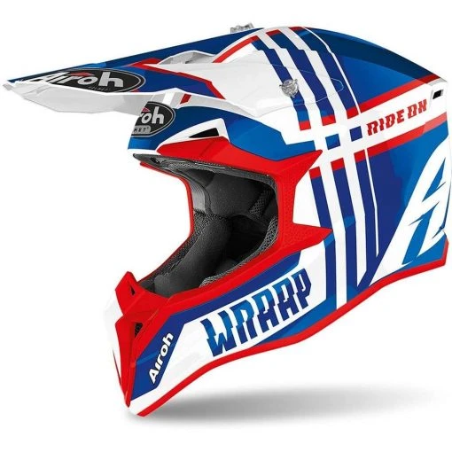 Cross Enduro Casque De Moto Airoh WRAAP Broken Blue Glossy Red 2 Cross Enduro Casque De Moto Airoh WRAAP Broken Blue Glossy Red -Airoh Soldes 2024 cross enduro casque de moto airoh wraap broken blue glossy red 132319