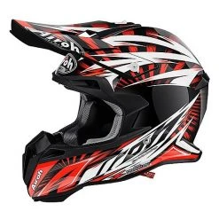 Airoh Cross Enduro Casque De Moto Terminator 2.1 Couleur Ligthning Orange Brillant
